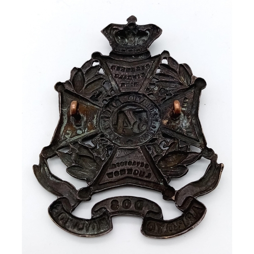 660 - Victorian 34th Foot Border Regiment Glengarry Badge.