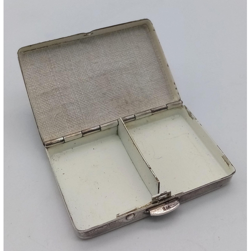 764 - WW1 Imperial German .825 Silver Pill/Snuff Tin.