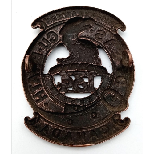 810 - WW1 Canadian Expeditionary Force 134th (48th Highlanders) Bonnet Badge.