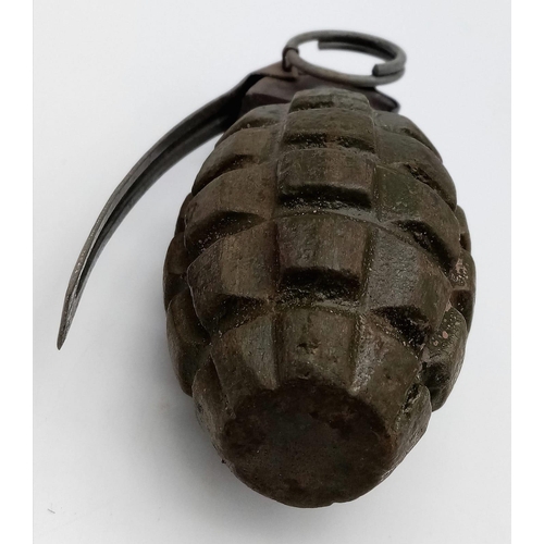 775 - INERT WW2 US Pineapple Grenade. UK Mainland Sales Only