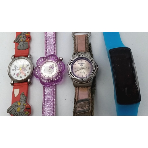 888 - SELECTION OF 10 STRAP WATCHES TO INCLUDE HELLO KITTY, SEKONDA & CANNIBAL ACTIVE TO NAME A FEW A/F
re... 