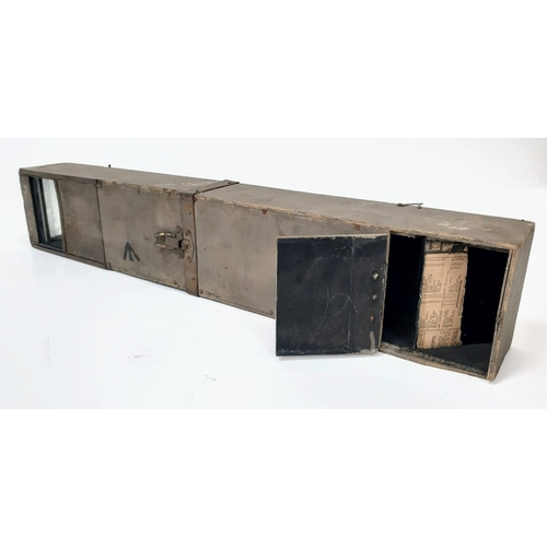 47 - WW1 British Adams Folding Trench Periscope in its original canvas carry case. Circa 1916.