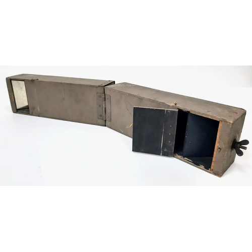 47 - WW1 British Adams Folding Trench Periscope in its original canvas carry case. Circa 1916.