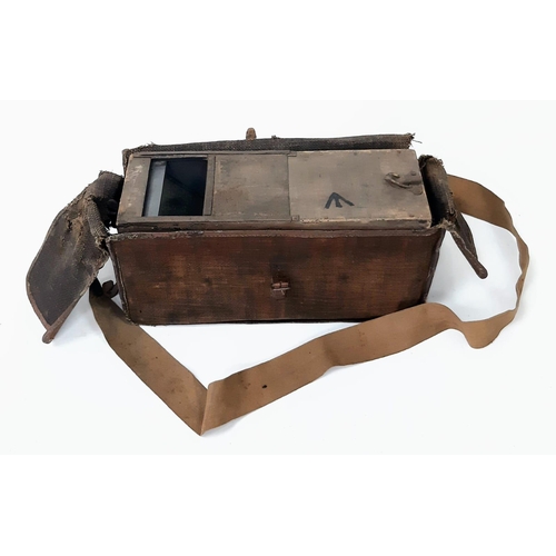 47 - WW1 British Adams Folding Trench Periscope in its original canvas carry case. Circa 1916.