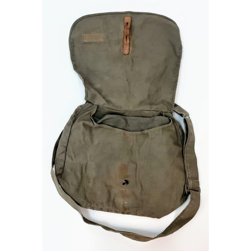 573 - WW2 German BDM Luftshutz (Female Hitler Youth Air Raid Helper) Bread Bag.