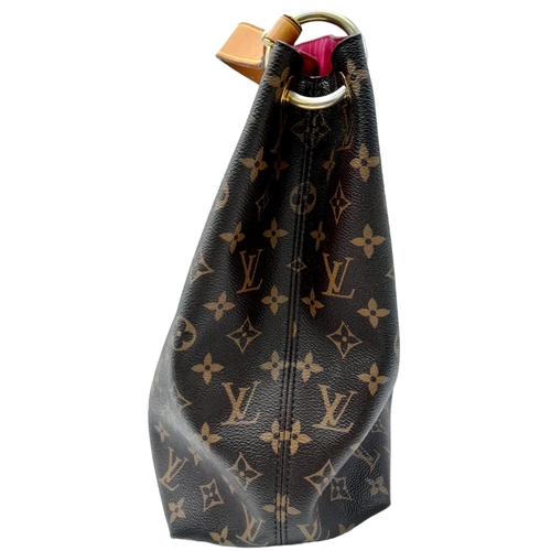 108 - Louis Vuitton Graceful Hobo Bag.
In classic Monogram canvas, this extra-roomy yet lightweight bag co... 