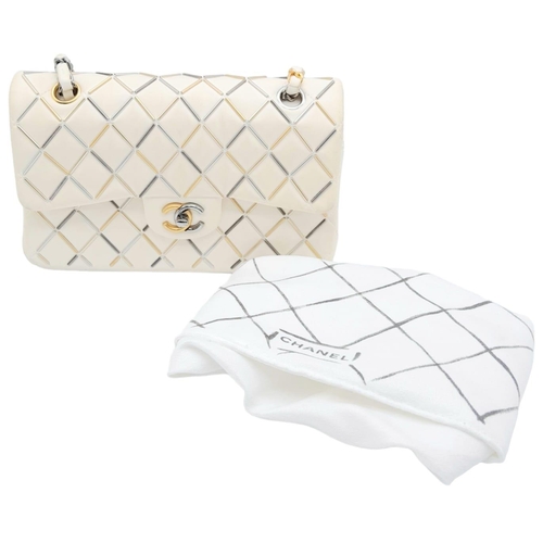 11 - Timeless Chanel Double Flap Bag.
Limited edition, it is part of the Metier d'Art collection year 201... 