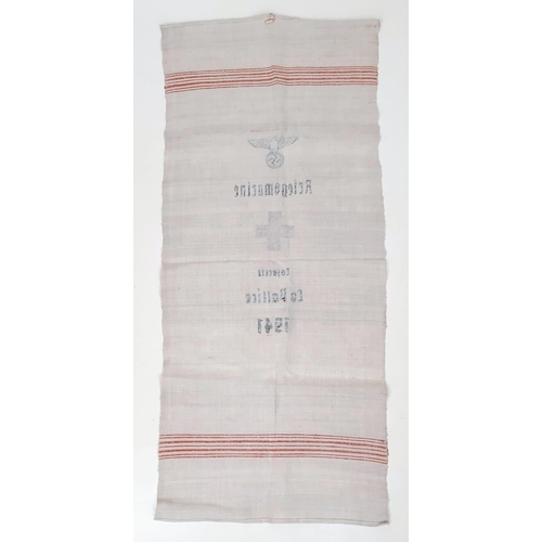 1130 - WW2 German Kriegsmarine Sick Bay Towel.