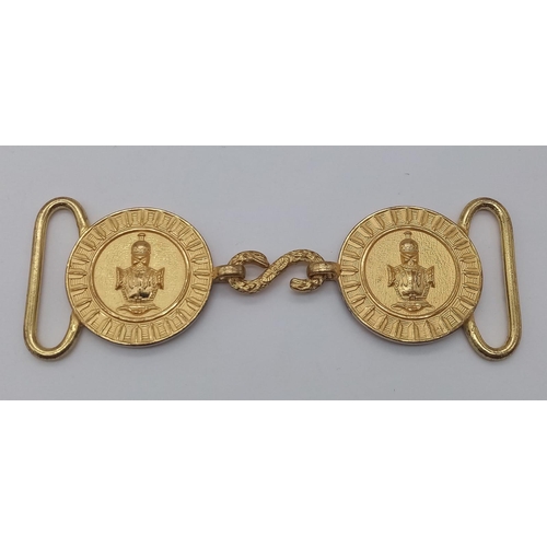 186 - WW1 French Engineers Officers Buckle.