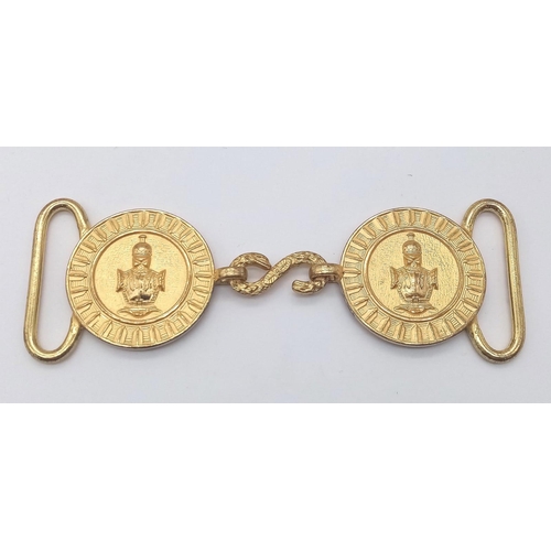 186 - WW1 French Engineers Officers Buckle.