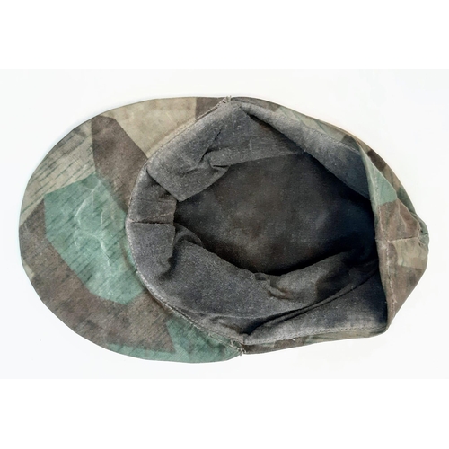 459 - WW2 German Splinter Pattern Field Cap Made from a Zeltbahn.