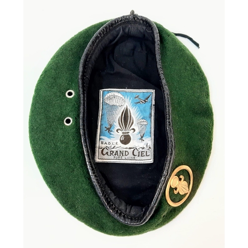 480 - French Foreign Legion Kepi Cap, Beret and Epaulettes.