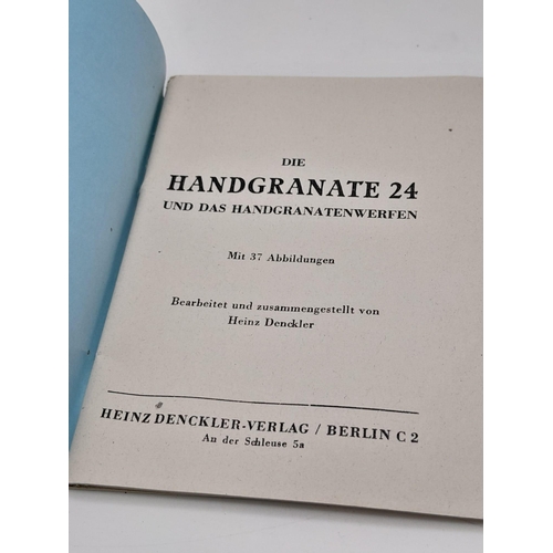 1192 - German M246 Hand Stick Grenade Manual.