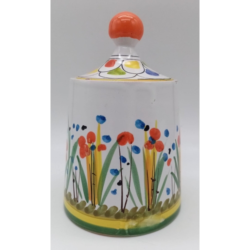 1897 - A Vintage, hand-painted, Salt Jar. 
Looks to be European, however there's no markings or signatures.... 