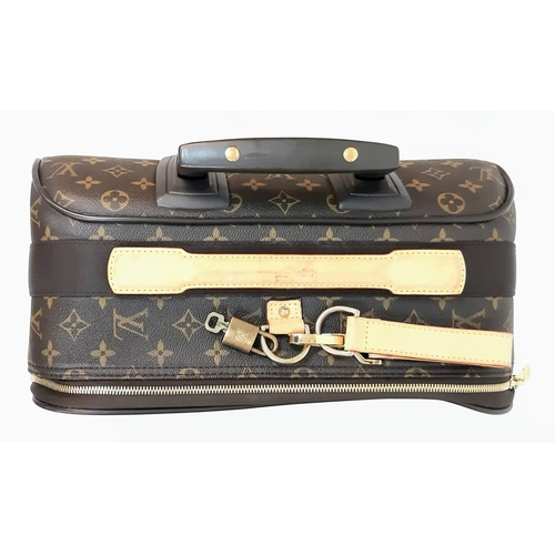 302 - A Louis Vuitton Monogram Canvas Pegase Rolling Suitcase.
37 x 55 x 20cm. Leather accents. Large outs... 