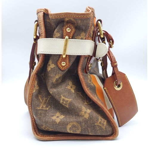 330 - A Louis Vuitton Monogram Tisse Rayures Tote Bag. Inspired by the classic Louis Vuitton 90 Courier tr... 