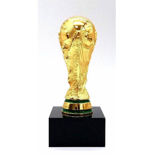 48 - A OFFICIAL FIFA WORLD CUP QATAR 2022 HOSPITALITY TROPHY PRESENTED AT MATCH 61 SEMI FINAL BETWEEN ARG... 