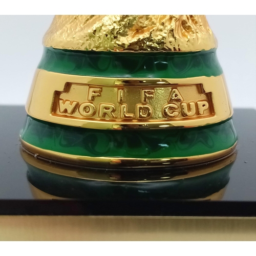 48 - A OFFICIAL FIFA WORLD CUP QATAR 2022 HOSPITALITY TROPHY PRESENTED AT MATCH 61 SEMI FINAL BETWEEN ARG... 