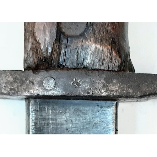 545 - WW2 Japanese Arisaka Bayonet. Tokyo Arsenal.