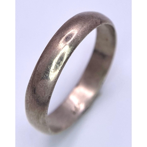 1523 - 2X 925 silver band rings. Total weight 16.4G. Both sized X.