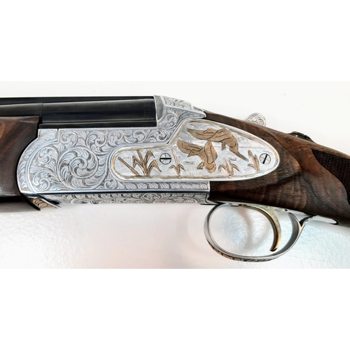 1474 - A Deactivated Kirici 12 Gauge Over and Under Shotgun. 76cm barrel length. 121 cm total length. Gilde... 