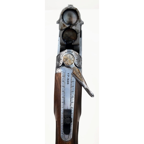 1474 - A Deactivated Kirici 12 Gauge Over and Under Shotgun. 76cm barrel length. 121 cm total length. Gilde... 