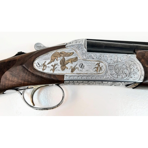 1474 - A Deactivated Kirici 12 Gauge Over and Under Shotgun. 76cm barrel length. 121 cm total length. Gilde... 