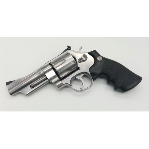 1746 - A Deactivated USA Smith and Wesson 44 Magnum Revolver. This 'Mountain' Model revolver has of course ... 