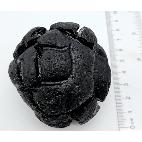 133 - A never seen before in such size, a truly BIG TEKTITE from Philippines. With clearly defined surface... 