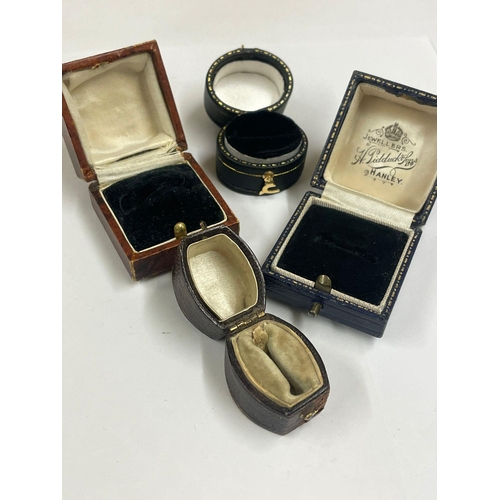 1255 - Collection of 4x vintage Ring boxes