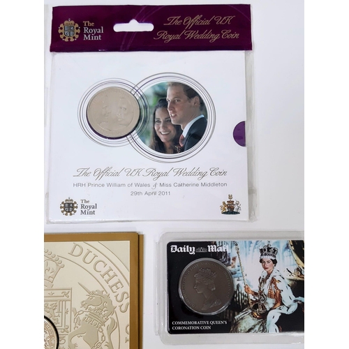 1423 - A mixed parcel of Royal Family Minted Commemorative Coins. A whopping 17 coins in total. All sealed.... 