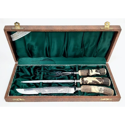 1958 - 1940's, 3 Piece KARL KIMMEL SOLIGEN, KNIFE CUTLERY SET in original Presentation Box.
Just in time fo... 