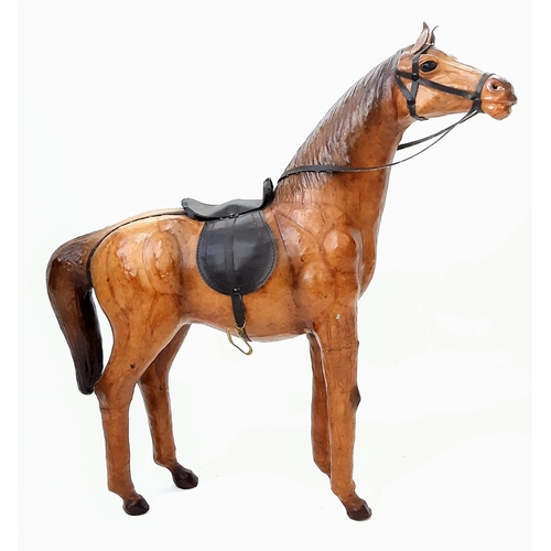 247 - An impressive Liberty of London, Leather Horse Statue.
Wonderful quality and superior craftmanship, ... 