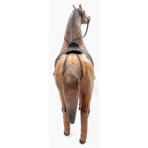 247 - An impressive Liberty of London, Leather Horse Statue.
Wonderful quality and superior craftmanship, ... 