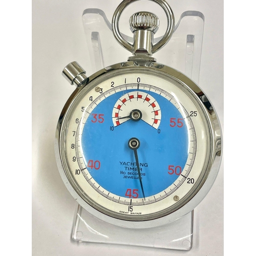 744 - Gents smiths yachting timer 10th second stopwatch, Working