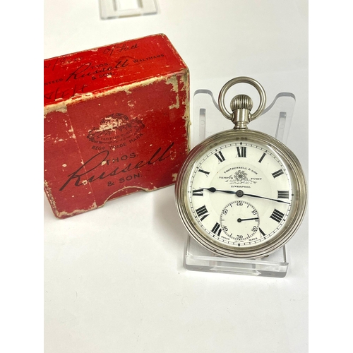 765 - Gents Thomas Russell pocket watch & box