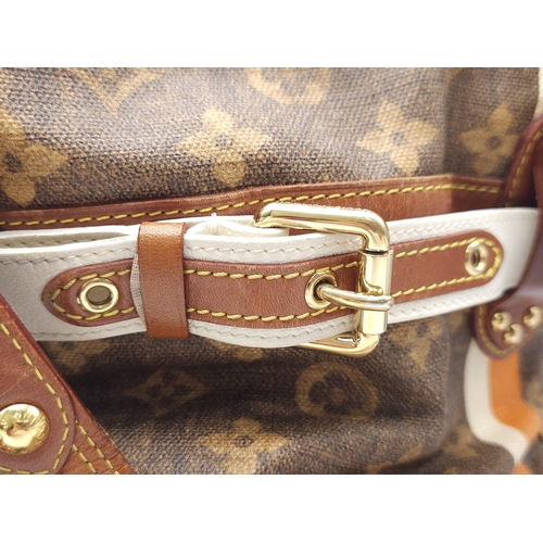 1533 - A Louis Vuitton Monogram Tisse Rayures Tote Bag. Inspired by the classic Louis Vuitton 90 Courier tr... 