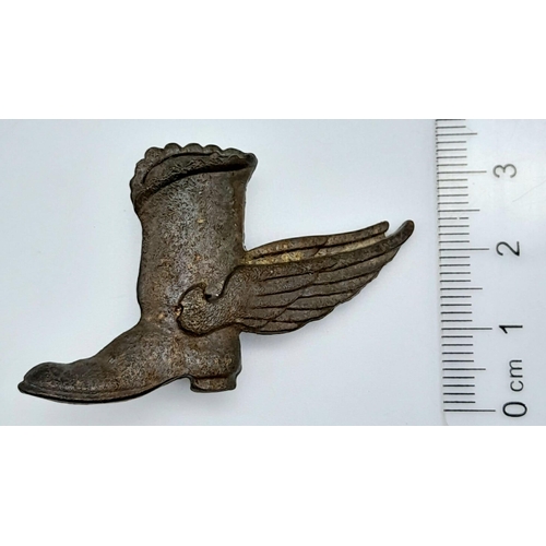 453 - WW2 Late Arrivals Club, Winged Boot Badge. Which was an unofficial award given to R.A.F. pilots or m... 