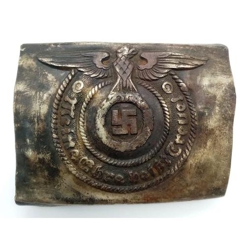 194 - WW2 German Waffen SS 15th Grenadier Lett Land (Latvia) Division Buckle. The buckle believed to have ... 