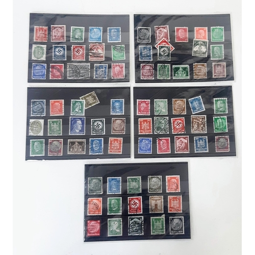 300 - 5 x 15 3rd Reich Stamps.