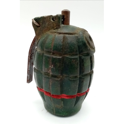 349 - INERT Israeli Made No 36 Mills Grenade. Circa late 1940s-Mid 1950’s. UK Mainland Sales Only.