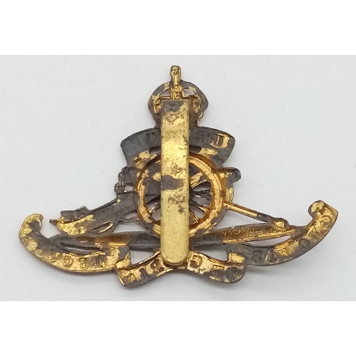 403 - Pre WW1-British Royal Artillery Militia Cap Badge.