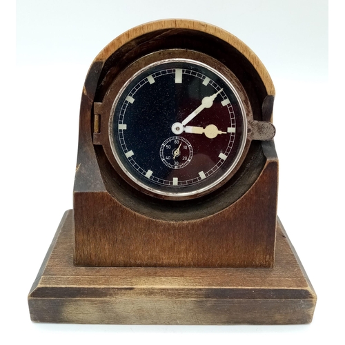 6 - WW2 German Heer (Army) Funkeruhen Duty Radio Operators Clock Circa 1943. Maker: Tobias Bauerie & Son... 