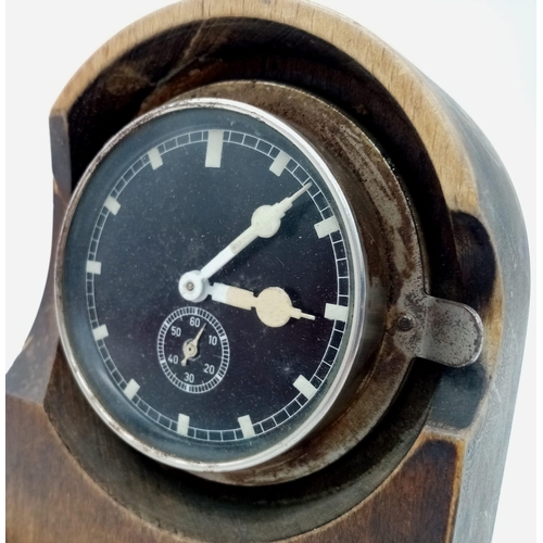 6 - WW2 German Heer (Army) Funkeruhen Duty Radio Operators Clock Circa 1943. Maker: Tobias Bauerie & Son... 