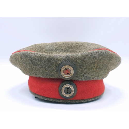 27 - WW1 Imperial German Field Cap (Feldmütze or Krätzchen). Dated 1915.