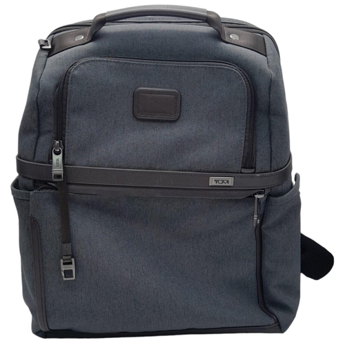 284 - Charcoal Tumi Designer Backpack.
Known for their high standards of quality, this back doesn't fail t... 