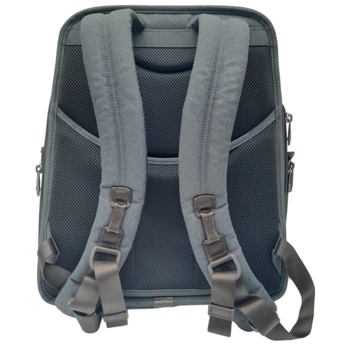 284 - Charcoal Tumi Designer Backpack.
Known for their high standards of quality, this back doesn't fail t... 