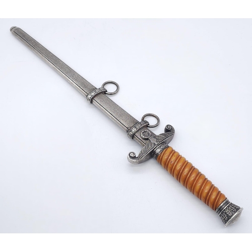 69 - 3rd Reich Army Officers Dress Dagger. Maker: Tiger.