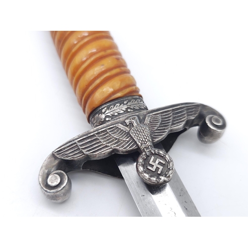 69 - 3rd Reich Army Officers Dress Dagger. Maker: Tiger.