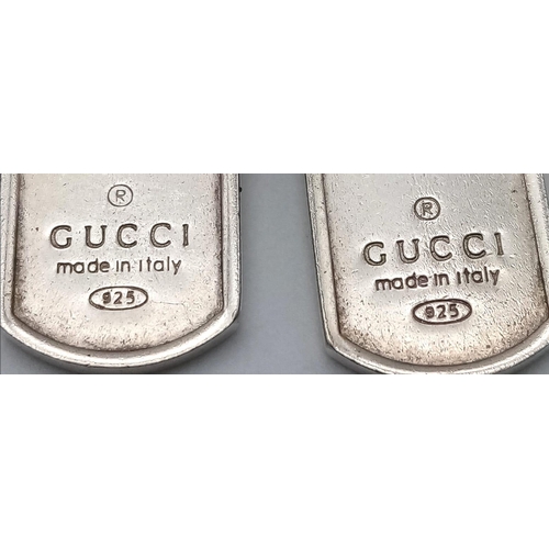 Gucci dog sales tag bracelet